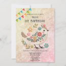 Search for bird birthday invitations Modern