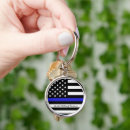 Search for deputy key rings Thin blue line