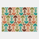 Search for bones wrapping paper Retro