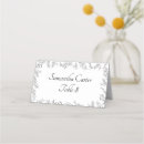 Search for silver place cards Rehearsal dinner