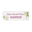 Search for ranunculus return address labels Botanical beige feminine girly