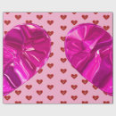 Search for love wrapping paper Pink