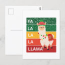 Search for fa la la postcards Alpaca