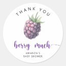 Search for berry thank you stickers Watercolor