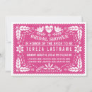Search for papel picado bridal shower invitations Pink