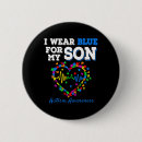 Search for autistic son badges Support