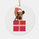 Search for airedale christmas tree decorations Dog