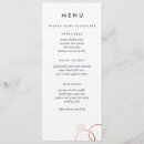 Search for rose gold menus Reception