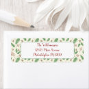 Search for evergreen trees return address labels Greenery