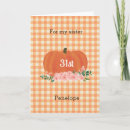 Search for 31st birthday cards Pumpkin