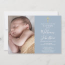 Search for dusty blue and gold invitations Christian
