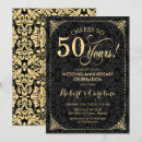 Search for black and gold 50th anniversary Damask
