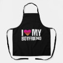 Search for i heart my girlfriend aprons I love you