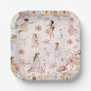 Search for pink flower plates Whimsical