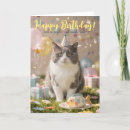 Search for cute cat birthday cards Fun
