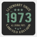 Search for 1973 vintage stickers Birthday