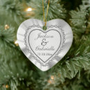 Search for bride and groom christmas tree decorations Beautiful