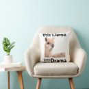Search for funny llama cushions Typography
