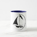 Search for sailboat illustration mugs Nautical