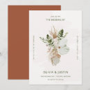 Search for botanical wedding invitations Terracotta