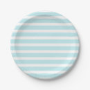 Search for blue and white striped plates For kids