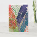 Search for colorful leaves postcards Tropical