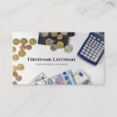 Search for calculator business cards Financial services