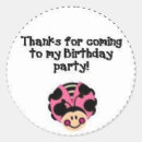 Search for first birthday ladybug stickers Party