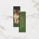Search for cat shaped business cards Animals