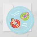 Search for waterpark birthday invitations Summer pool party