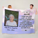 Search for one photo blankets In loving memory