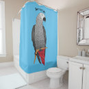 Search for parrot bird shower curtains African grey