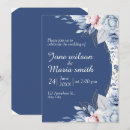 Search for blue flower border invitations Couple