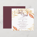 Search for fall foliage wedding invitations Fall in love