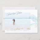 Search for palm leaves save the dates Aqua