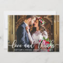 Search for love and thanks wedding thank you cards Elegant