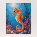 Search for seahorse puzzles Ocean