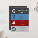 Search for stripes graduation invitations Trendy