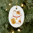 Search for lucky cat christmas tree decorations Japan