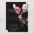 Search for moody floral wedding invitations Chic