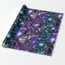 Search for gemstones wrapping paper Purple