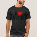 Search for i love nick tshirts Heart