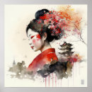 Search for traditional geisha art Asian