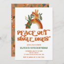 Search for peace out invitations 70s