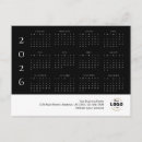 Search for business calendar postcards Simple