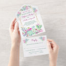Search for cactus wedding invitations Floral