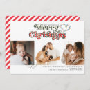 Search for merry candy cane christmas cards Typography