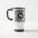 Search for zebra face mugs Black and white