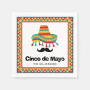 Search for mustache napkins Cinco de mayo