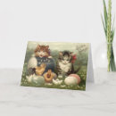 Search for vintage cat art cards Victorian